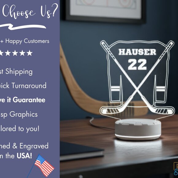 Custom Hockey Tee – Great Gift for Hockey Fans - Picture 4 of 8